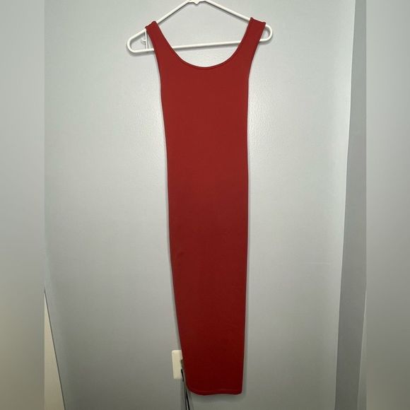 Aritzia Dresses & Skirts - Group by Babaton Ariane Dress Bodycon racerback dress Rustic Red Aritzia large